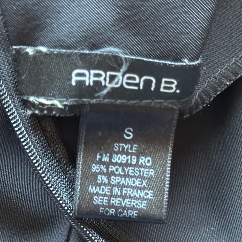 Arden B Women’s Little Black Dress Sleeveless Fitted Dress size Small - Picture 8 of 13